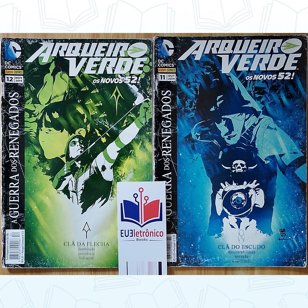 HQs Arqueiro Verde - A Guerra Dos Renegados N11 e N12